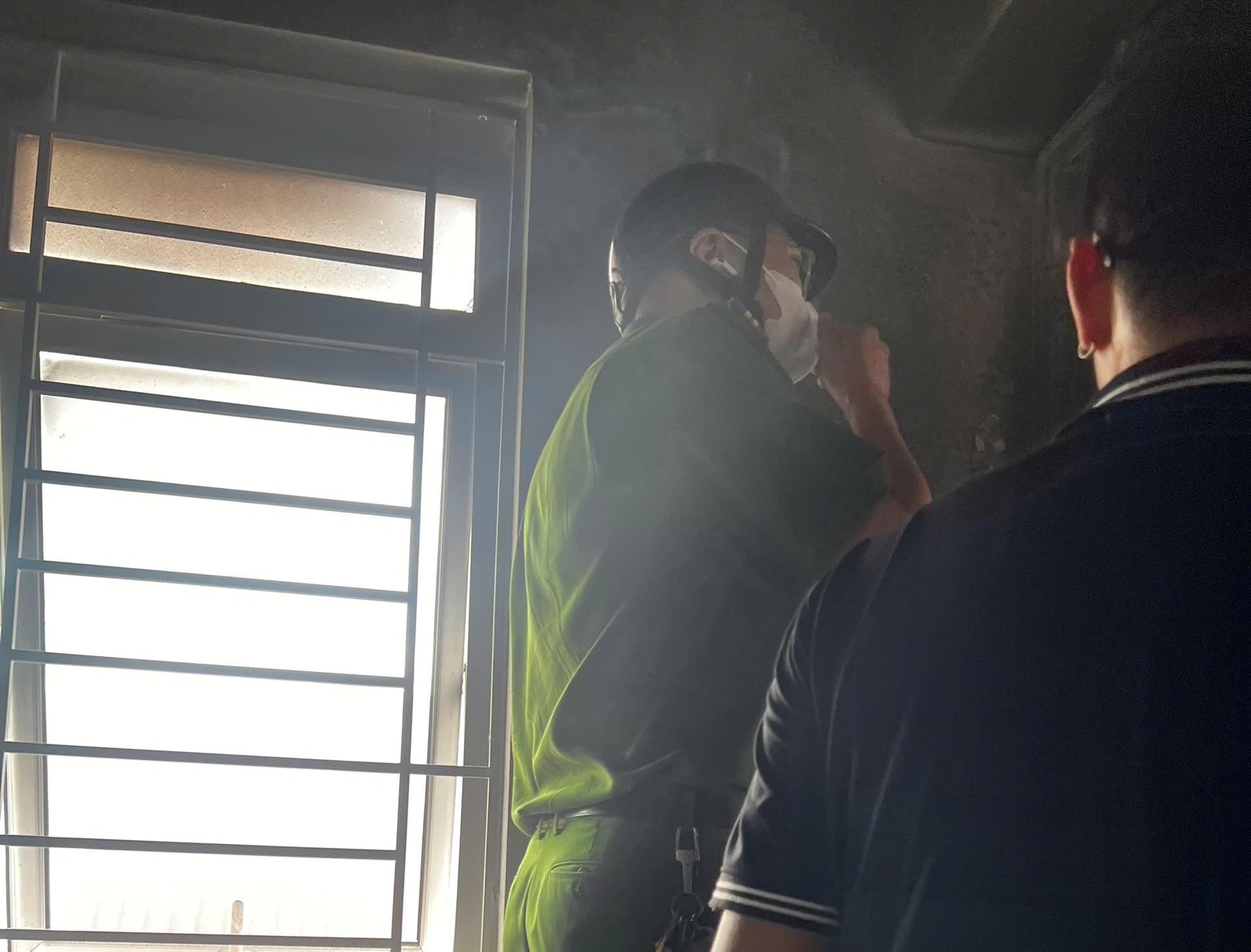 Công an phường Lê Chân kịp thời dập tắt đám cháy, hạn chế thiệt hại tài sản cho Nhân dân